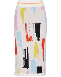 MSGM - Midi Skirt - Lyst