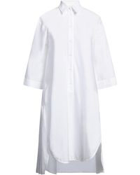Max Mara - Midi Dress Cotton, Polyamide, Elastane - Lyst