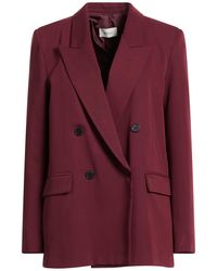 ViCOLO - Burgundy Blazer Polyester, Viscose, Elastane - Lyst