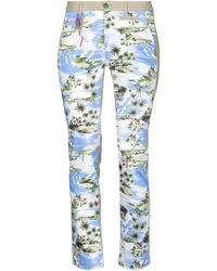 Femme By Michele Rossi Trousers - Blue