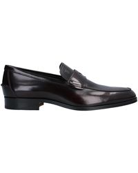 past als US 8 | EUR 41,5 Schoenen Herenschoenen Loafers & Instappers TOD'S Mens Dark Gray Patent Leather Loafers Rijschoenen Maat 7.5 