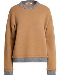 Grifoni - Camel Sweater Virgin Wool - Lyst