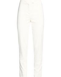 Eleventy - Ivory Pants Wool, Polyester, Elastane - Lyst