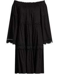 Clips - Midi Dress Cotton, Polyamide, Elastane - Lyst