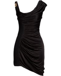 Versace - Mini Dress Viscose, Acetate - Lyst