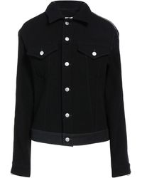 acne studios denim jacket black