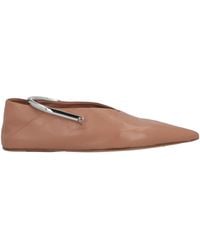 Jil Sander - Soft Leather Ballet Flats - Lyst