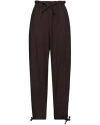 Ganni - Pants Ecovero Viscose, Recycled Polyester, Elastane, Polyester - Lyst