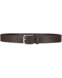 Emporio Armani - Dark Belt Cow Leather - Lyst