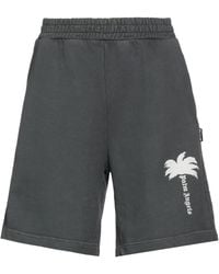 Palm Angels - Lead Shorts & Bermuda Shorts Cotton - Lyst