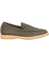 Andrea Ventura Firenze - Khaki Loafers Leather - Lyst