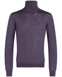 Gran Sasso - Turtleneck Virgin Wool, Silk - Lyst