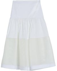 Jijil - Midi Skirt Cotton, Polyamide, Elastane - Lyst