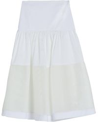 Jijil - Midi Skirt Cotton, Polyamide, Elastane - Lyst