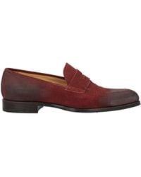 Sutor Mantellassi - Burgundy Loafers Leather - Lyst