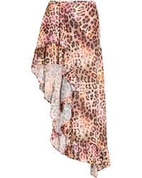 Gaelle Paris - Camel Maxi Skirt Polyester - Lyst