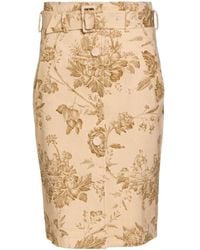 Paul & Joe - Midi Skirt Cotton - Lyst