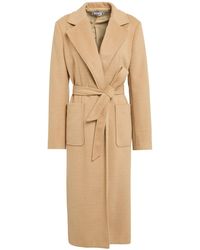Please - Coat Polyester, Viscose - Lyst