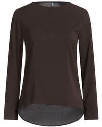 Eleventy - Top Silk, Elastane - Lyst
