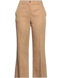 SOLOTRE - Sand Pants Cotton, Linen - Lyst