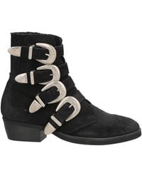 GISÉL MOIRÉ - Ankle Boots Leather - Lyst