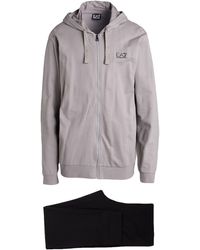 EA7 - Tracksuit Cotton - Lyst
