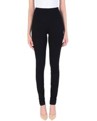 Patrizia Pepe Synthetic Leggings in Black | Lyst Australia