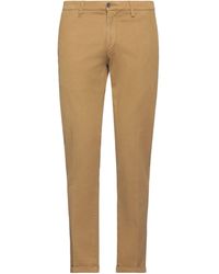 RE_HASH - Camel Pants Cotton, Lyocell, Elastane - Lyst