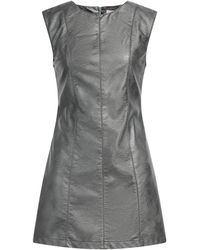 ALESSIA SANTI - Lead Mini Dress Viscose, Polyurethane Resin - Lyst