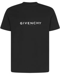 Givenchy - Archetype T-Shirt aus Baumwoll-Jersey mit Logoprint - Lyst
