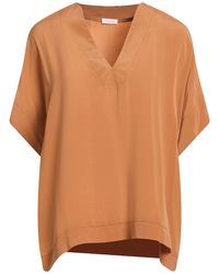 Rossopuro - Top Silk, Elastane - Lyst