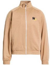 MSGM - Sand Sweatshirt Polyester, Cotton - Lyst