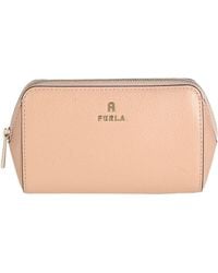 Furla - Camelia M Cosmetic Case -- Blush Pouch Leather - Lyst