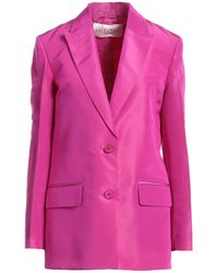 Valentino Garavani - Fuchsia Blazer Silk - Lyst