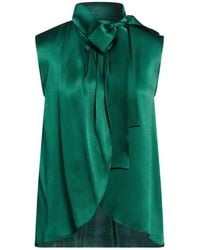Alberta Ferretti - Top Acetate, Silk - Lyst