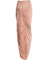 Rick Owens - Maxi Skirt Viscose - Lyst
