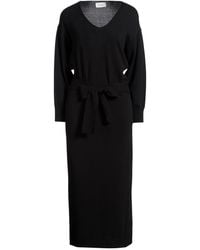 ViCOLO - Midi Dress Viscose, Polyamide, Wool, Cashmere - Lyst