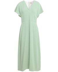 BOSS - Vestido midi - Lyst