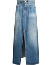 Department 5 - Denim Skirt Cotton - Lyst