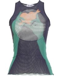 Sunnei - Tank Top Polyamide, Elastane - Lyst