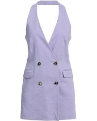 Pinko - Lilac Tailored Vest Linen, Viscose, Elastane - Lyst