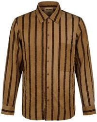 Uma Wang - Camel Shirt Viscose, Cotton, Polyamide - Lyst