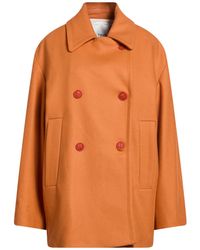 Hevò - Coat Virgin Wool, Polyamide - Lyst