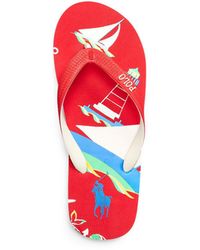 ralph lauren toe post sandals