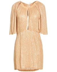 Antik Batik - Camel Mini Dress Viscose - Lyst