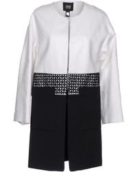 Class Roberto Cavalli Overcoat - White