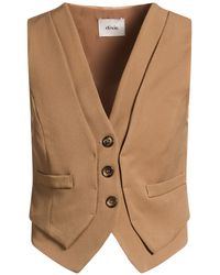 Dixie - Camel Tailored Vest Polyester, Viscose, Elastane, Acetate - Lyst