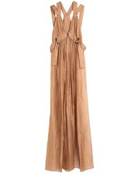 Alberta Ferretti - Vestido largo - Lyst