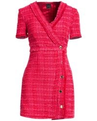 Pinko - Mini Dress Cotton, Polyester, Acrylic, Wool, Viscose - Lyst