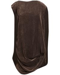 Rick Owens - Top Viscose, Silk - Lyst